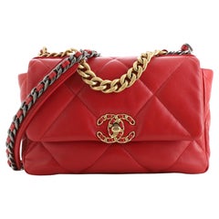 Chanel 19 Flap Bag Quilted Leather Medium Chanel 19 Flap Bag Quilted Leather Medium