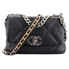 Chanel 19 Flap Bag Quilted Leather Medium Chanel 19 Flap Bag Quilted Leather Medium