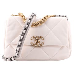 Chanel 19 Flap Bag Quilted Leather Medium