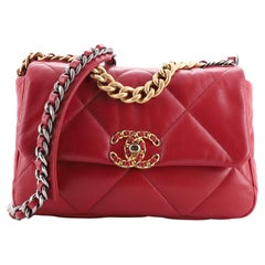 Chanel 19 Flap Bag Quilted Leather Medium