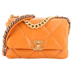 Chanel 19 Flap Bag Quilted Leather Medium