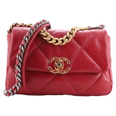 Chanel 19 Flap Bag Quilted Leather Medium