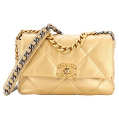 Chanel 19 Flap Bag Quilted Leather Medium