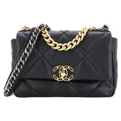 Chanel 19 Flap Bag Quilted Leather Medium