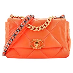 Chanel 19 Flap Bag Quilted Leather Medium