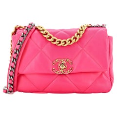 Chanel 19 Flap Bag Quilted Leather Medium