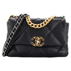 Chanel 19 Flap Bag Quilted Leather Medium