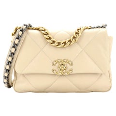 Chanel 19 Flap Bag Quilted Leather Medium
