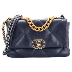 Chanel 19 Flap Bag Quilted Leather Medium