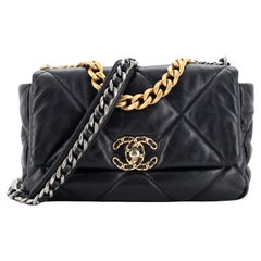 Chanel 19 Flap Bag Quilted Leather Medium