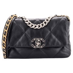 Chanel 19 Flap Bag Quilted Leather Medium
