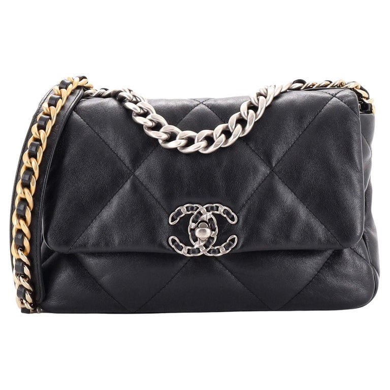 Chanel 19 Bag - 363 For Sale on 1stDibs  chanel 19 waist bag, chanel 19  flap bag lambskin large black, small chanel 19