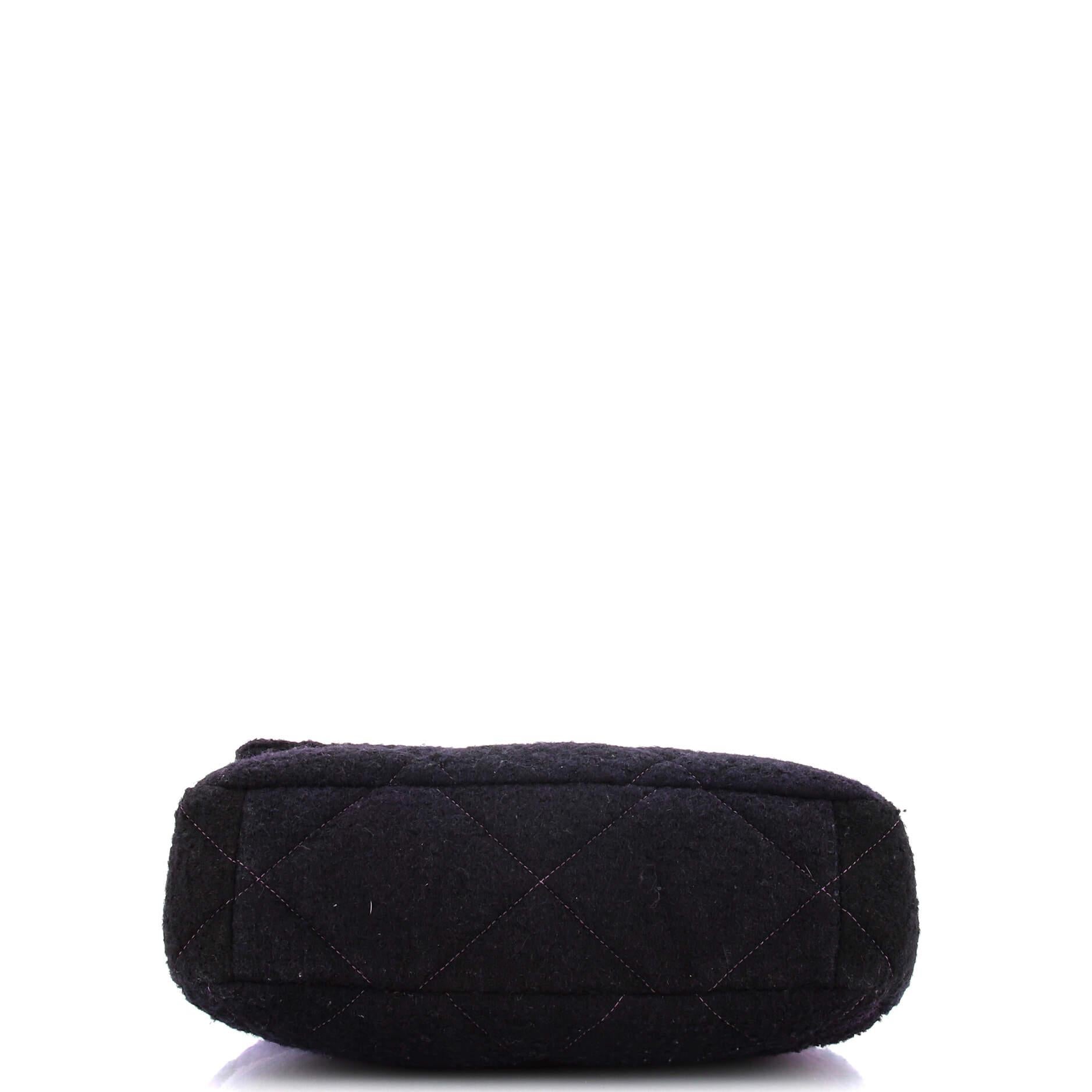Chanel 19 Flap Bag Quilted Tweed Large 1