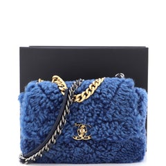 Chanel 19 Flap Bag Shearling Medium
