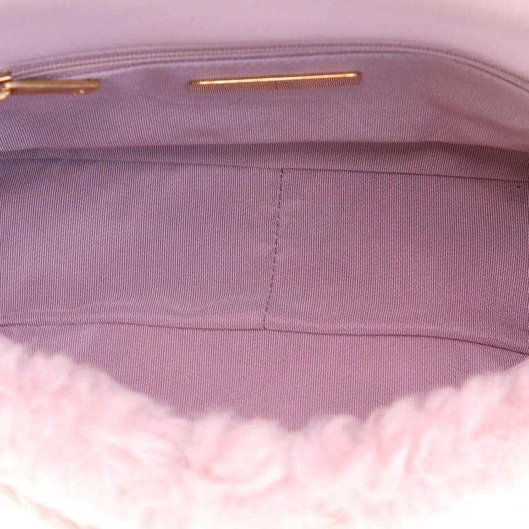 Chanel 19 Flap Bag Shearling Medium at 1stDibs