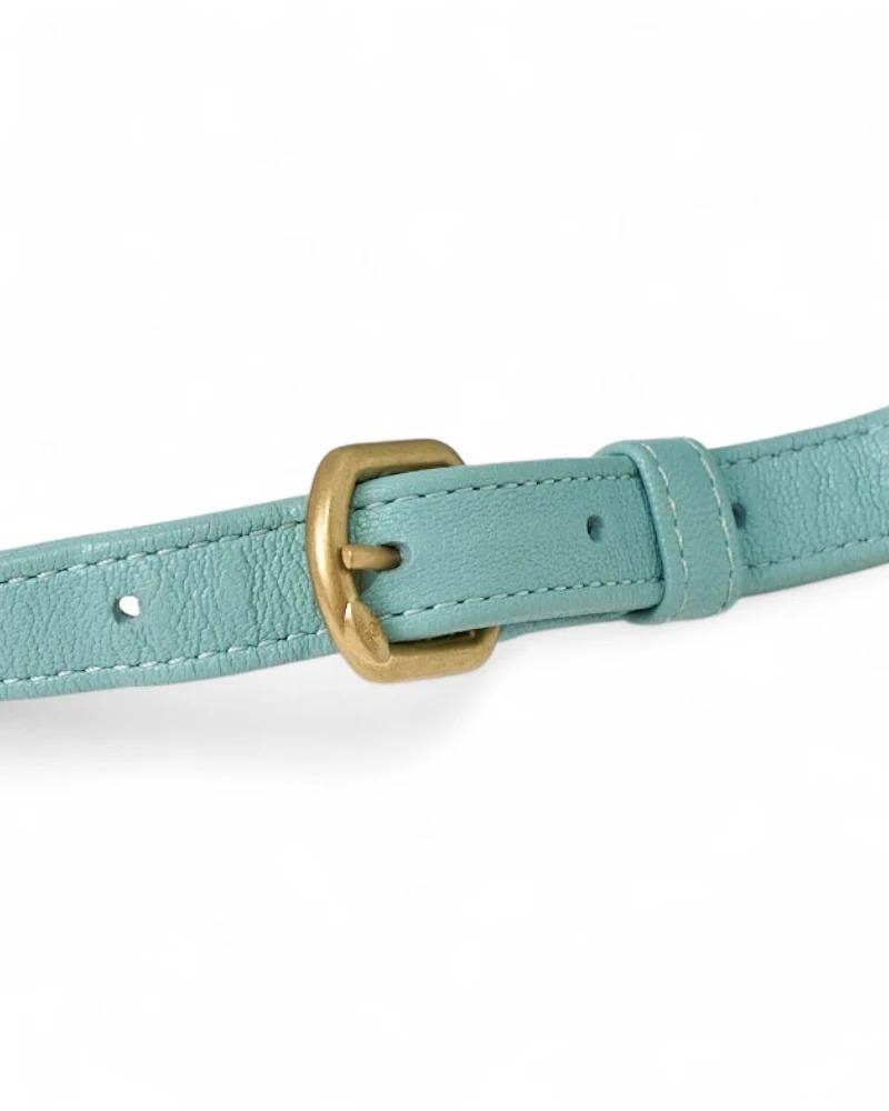 Chanel 19 Klappe Klappe Mini Tiffany im Angebot 10
