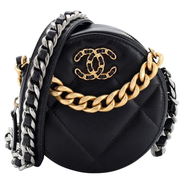Chanel 19 Round Clutch with Chain
