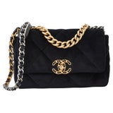 Chanel Large 19 Flap bag - Black Shoulder Bags, Handbags