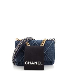 Chanel 19 Wallet on Chain Quilted Denim
