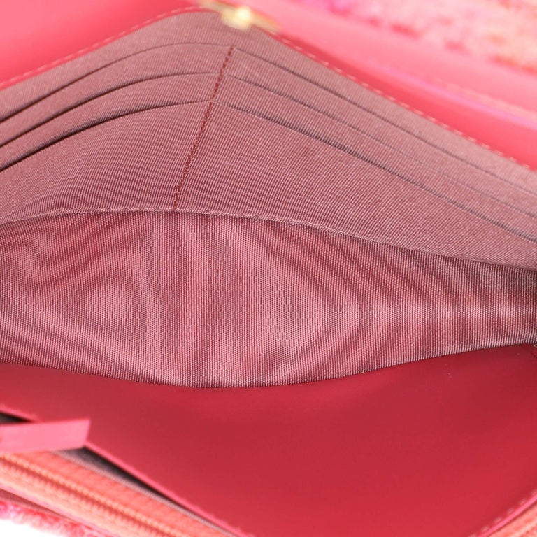 Chanel 19 Wallet on Chain Quilted Tweed at 1stDibs