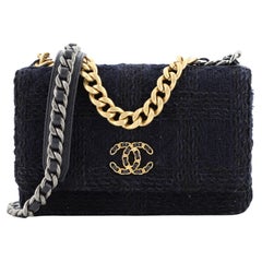 Chanel 19 Wallet on Chain Quilted Tweed