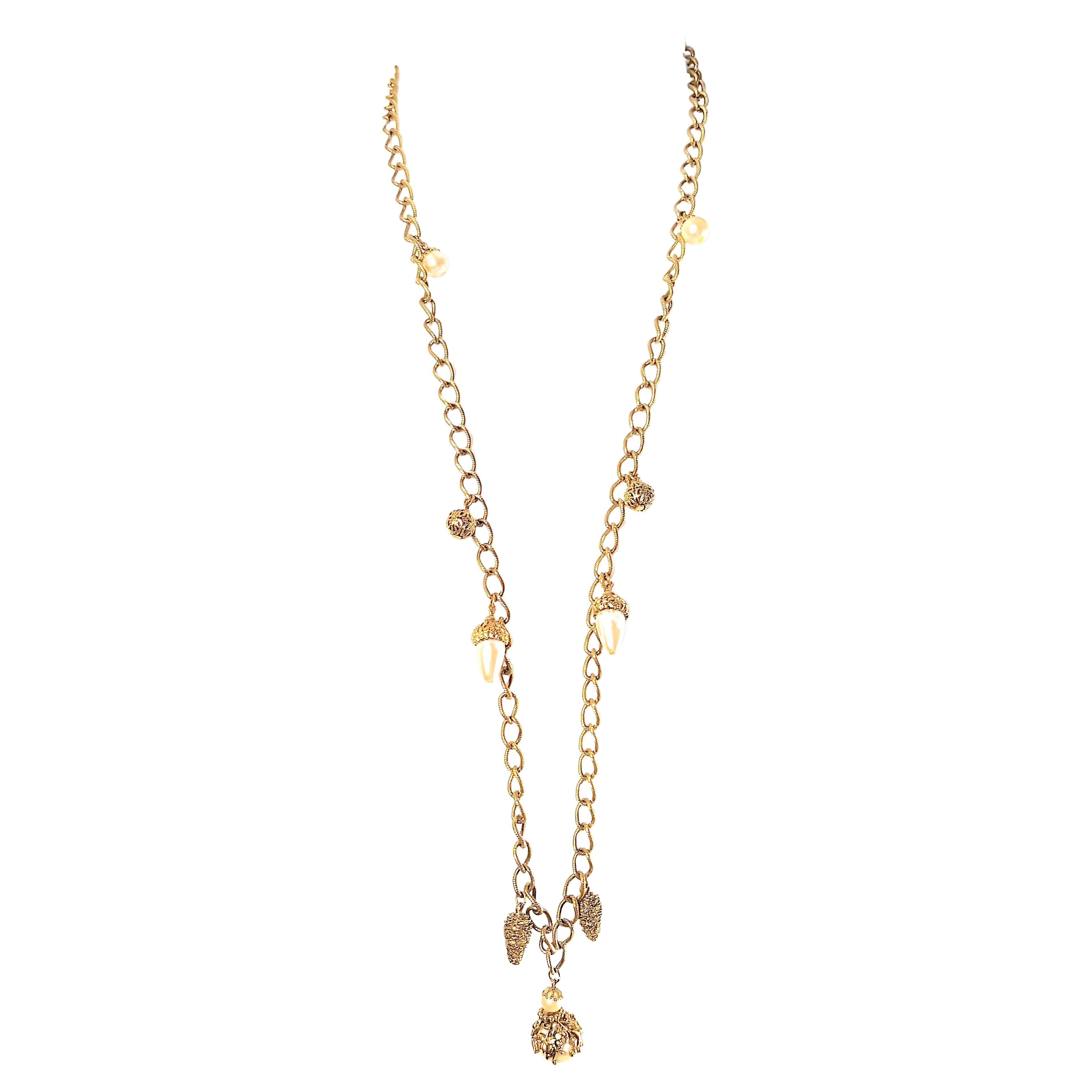 Louis Vuitton Blooming Supple Necklace Metal Gold 78906179