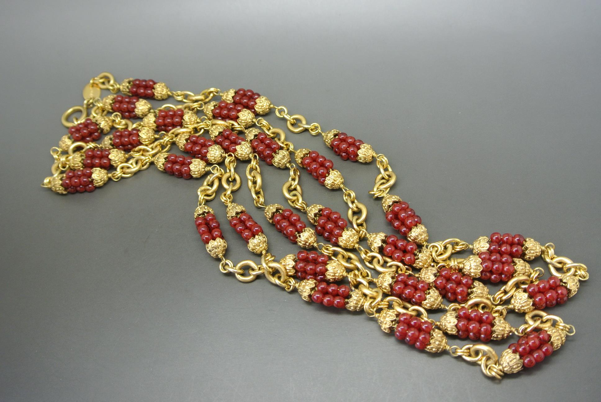 Chanel Necklace
Signed and dated 60s
Designed by Robert Goossens