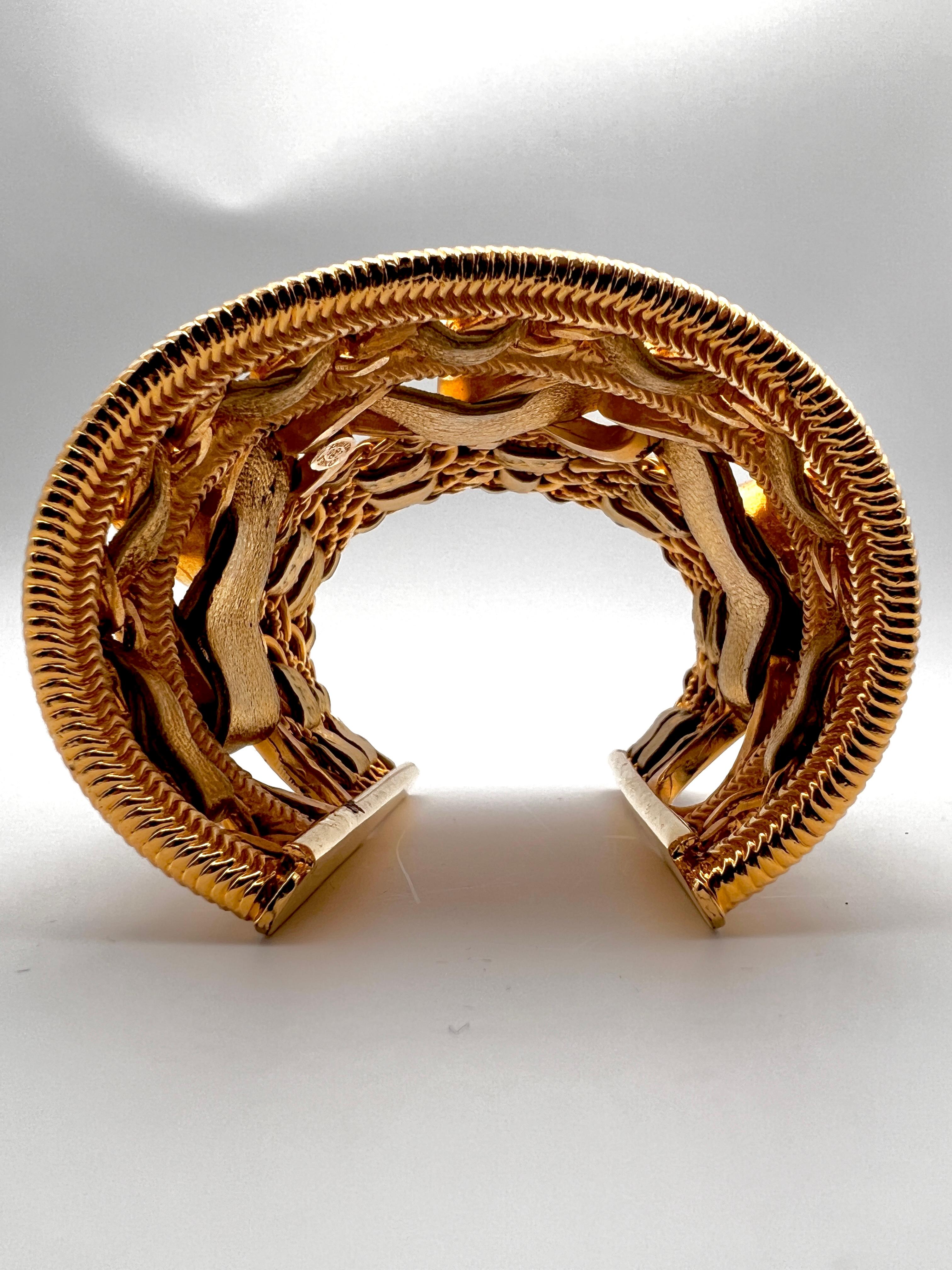Women's Chanel 1980 Massive Cuff Paris For Sale