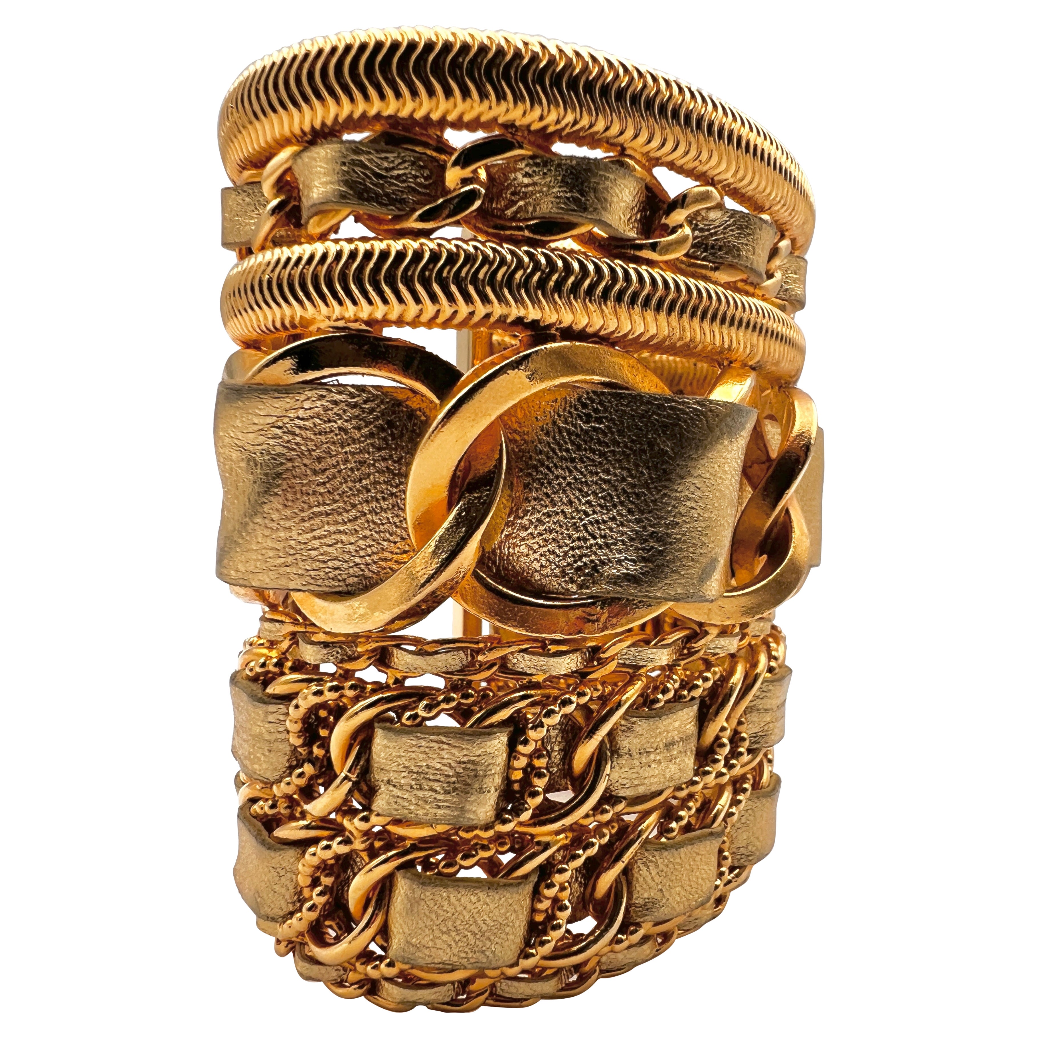 Chanel 1980 Massive Cuff Paris