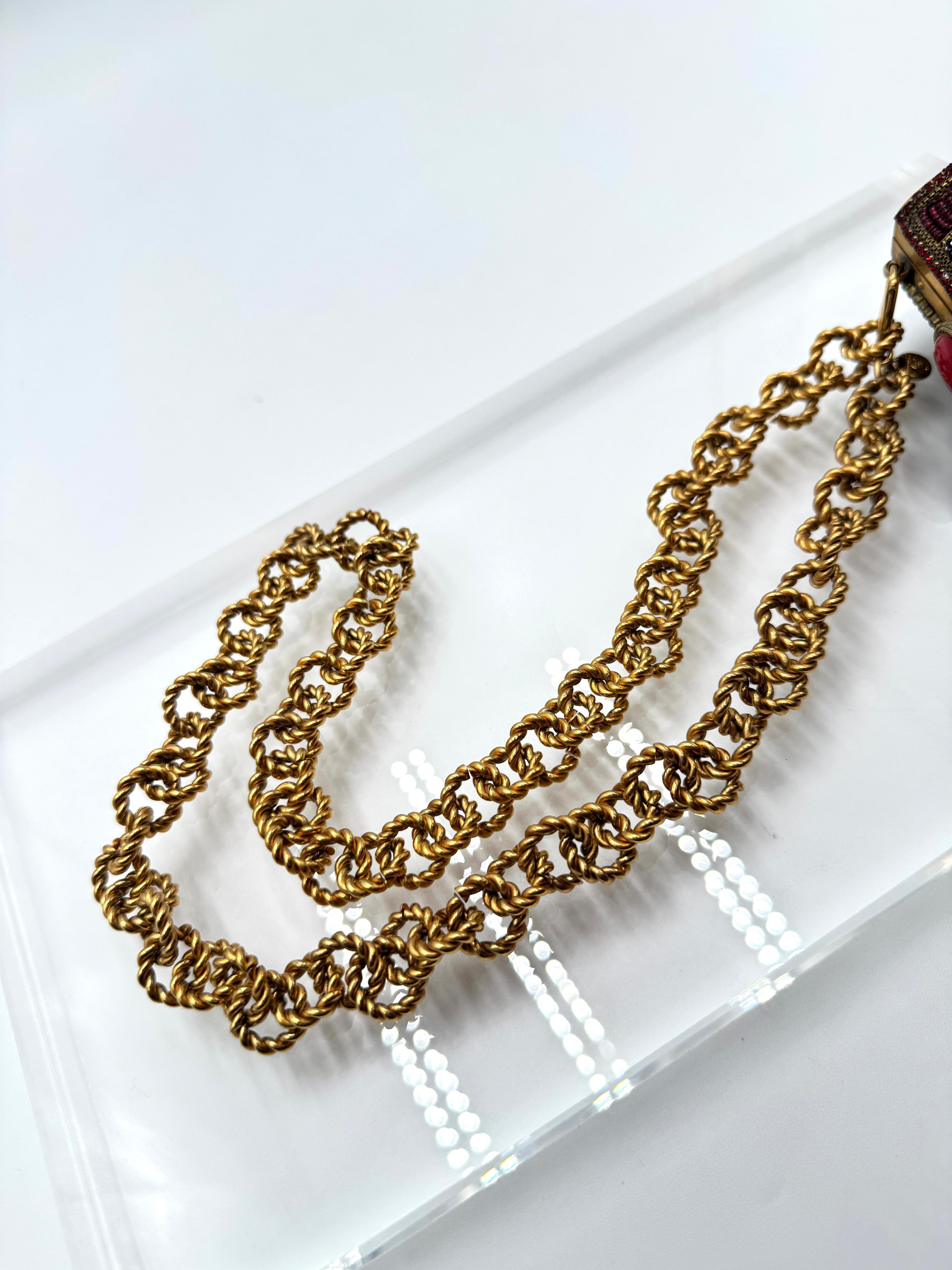 Donna Chanel 1980, Minaudiere con perline e Jewell Ultra Rara in vendita