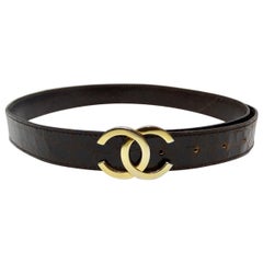 Vintage Chanel Waist Belts - 25 For Sale at 1stDibs | belt 28 waist, big chanel  belt, black chanel belt