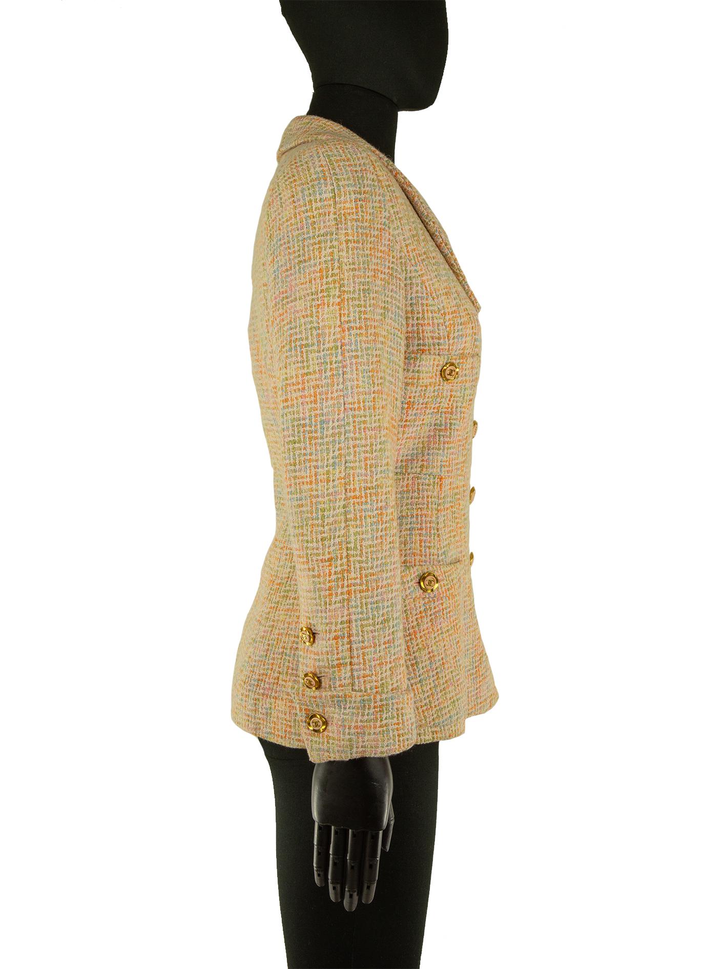 Chanel 1980s Checked Jacket In Good Condition In London, GB