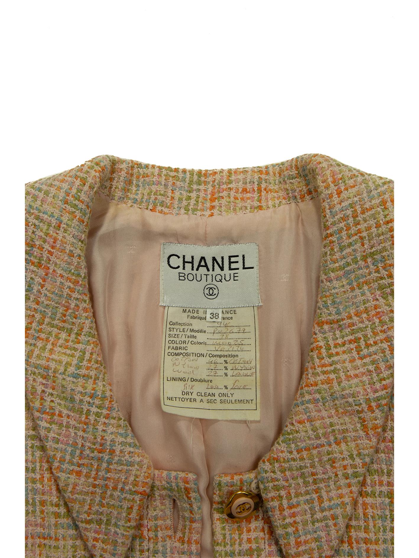 Chanel 1980s Checked Jacket 4