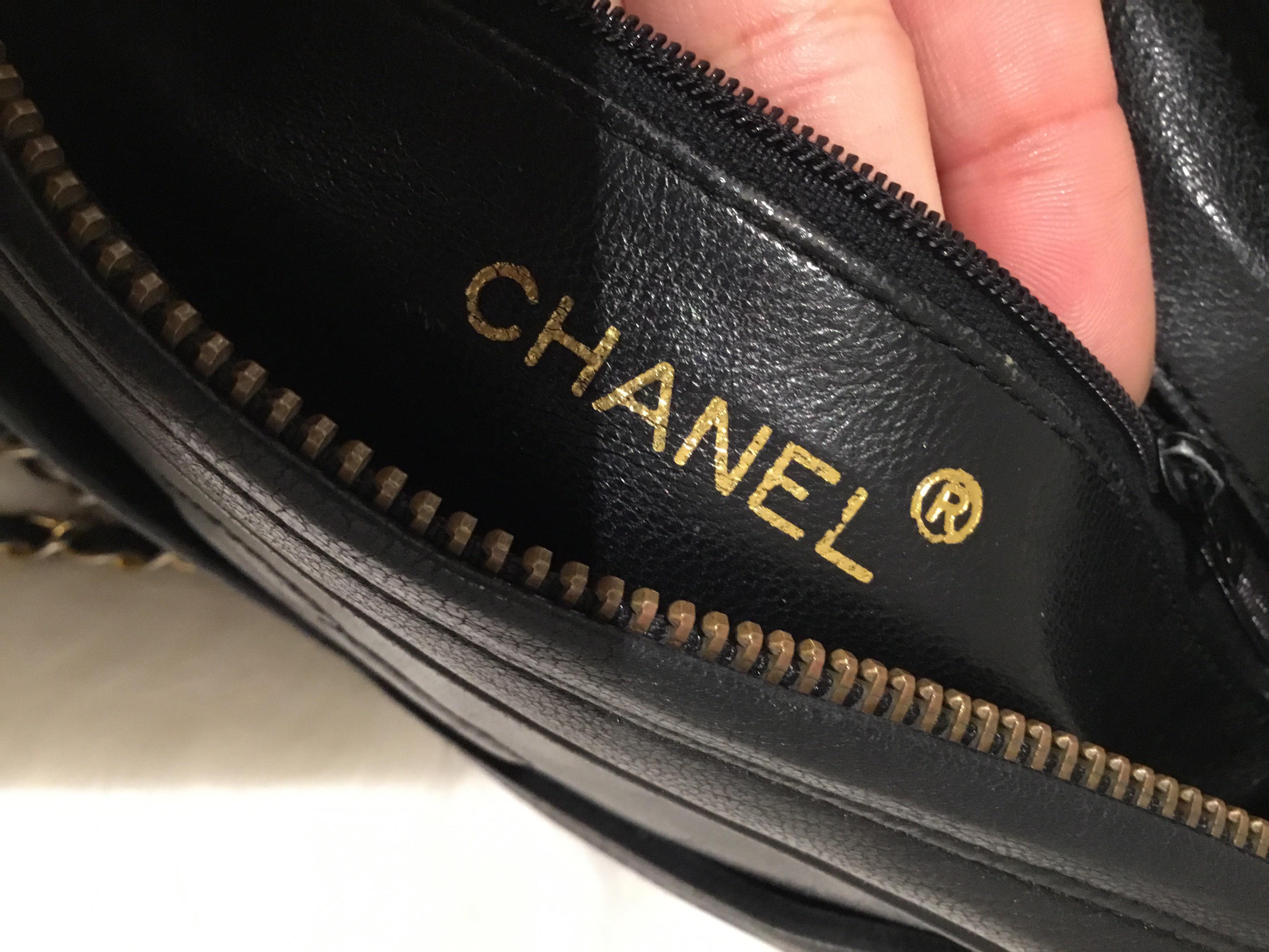 Chanel 1980’s Chevron Camera Bag 1