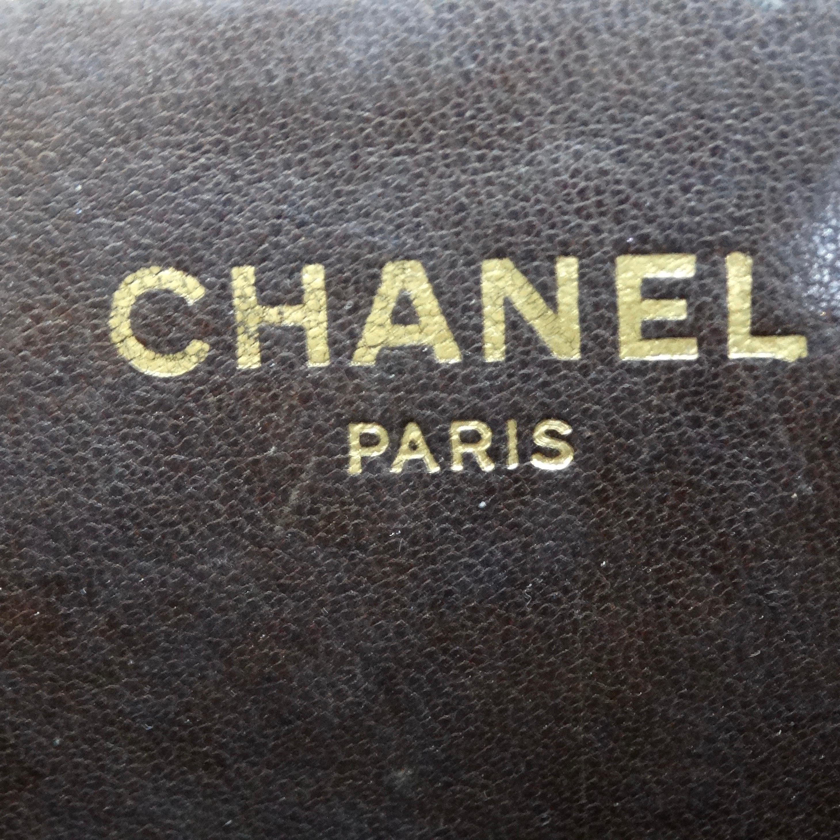 Chanel 1980s Crocodile Handbag 7