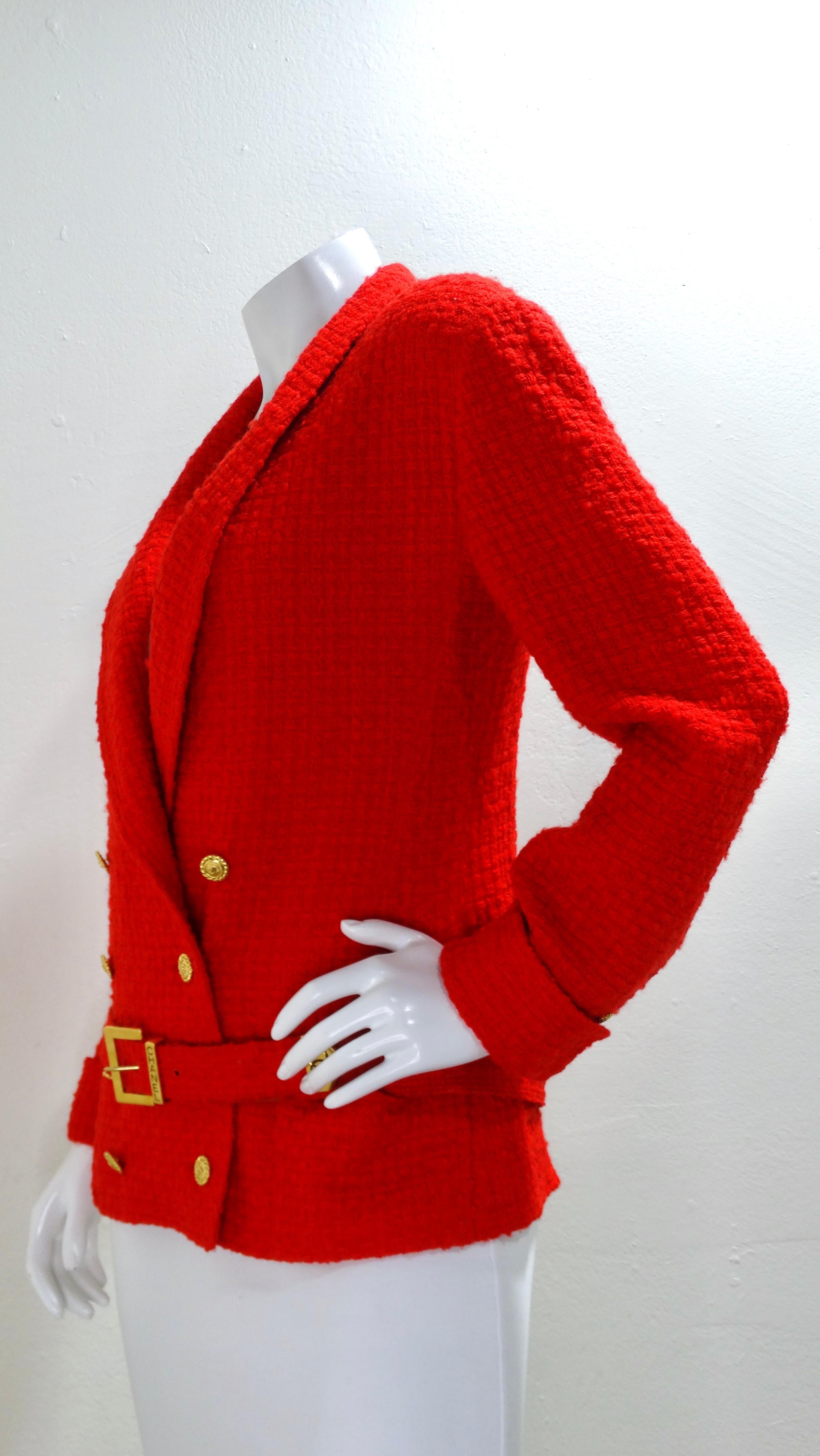 red chanel blazer