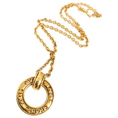 Chanel 1980s Vintage Pendant Necklace