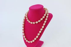 Chanel 1984 Pearl Double Strand 23cz0724 Necklace