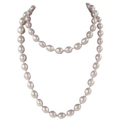 Vintage Chanel 1984 Pearl Double Strand 23cz0724 Necklace