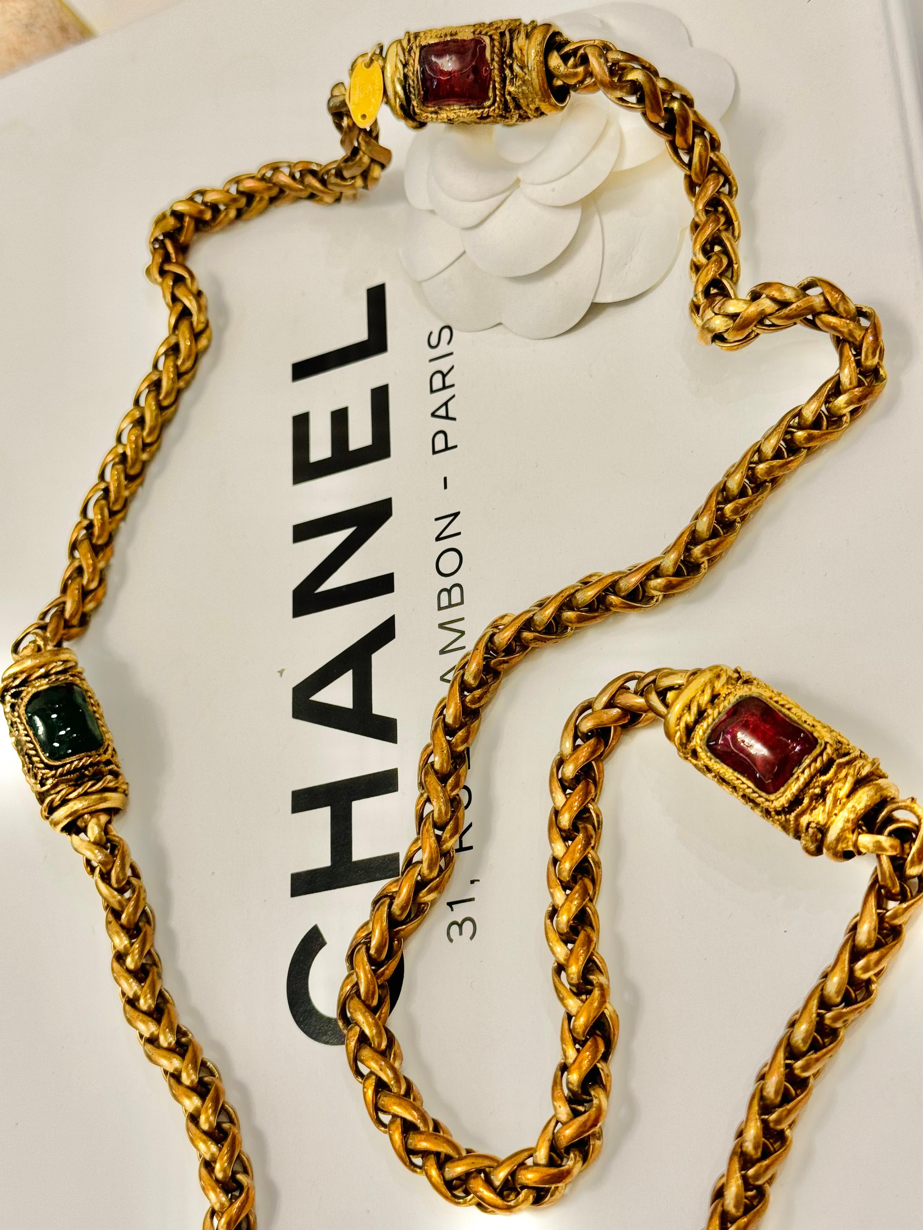 da uomo o donna Chanel 1985 collana Gripoix sautoir in vendita