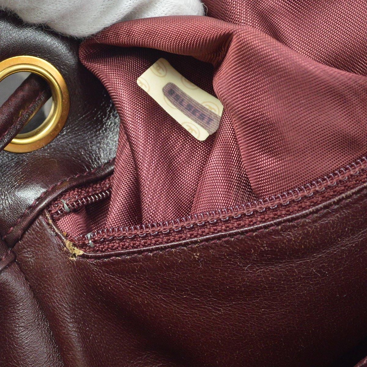 Chanel 1986-1988 Backpack Bordeaux Crocodile For Sale 6