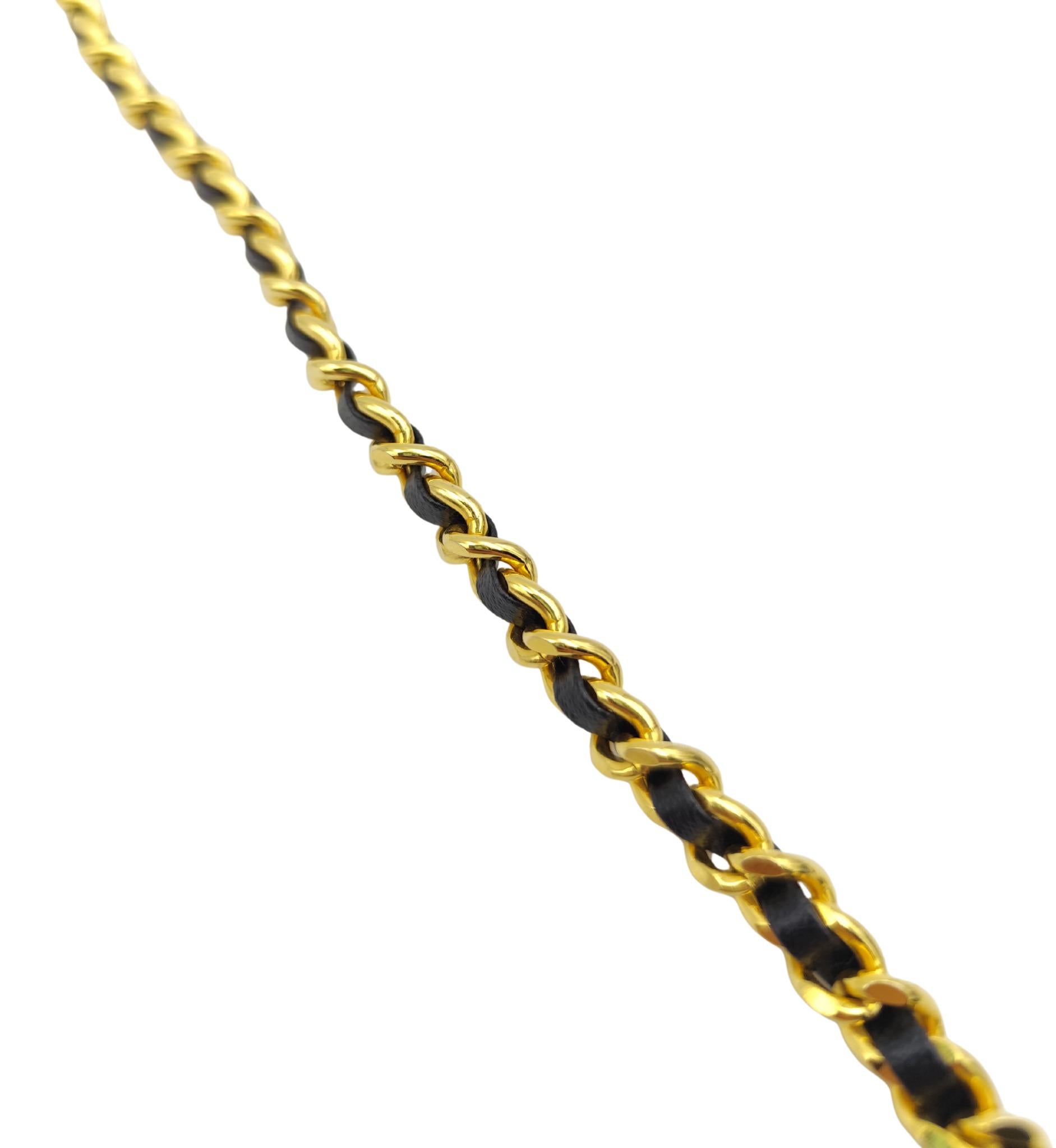 Chanel 1987 black velvet chain and leather strap micro mini bag For Sale 11