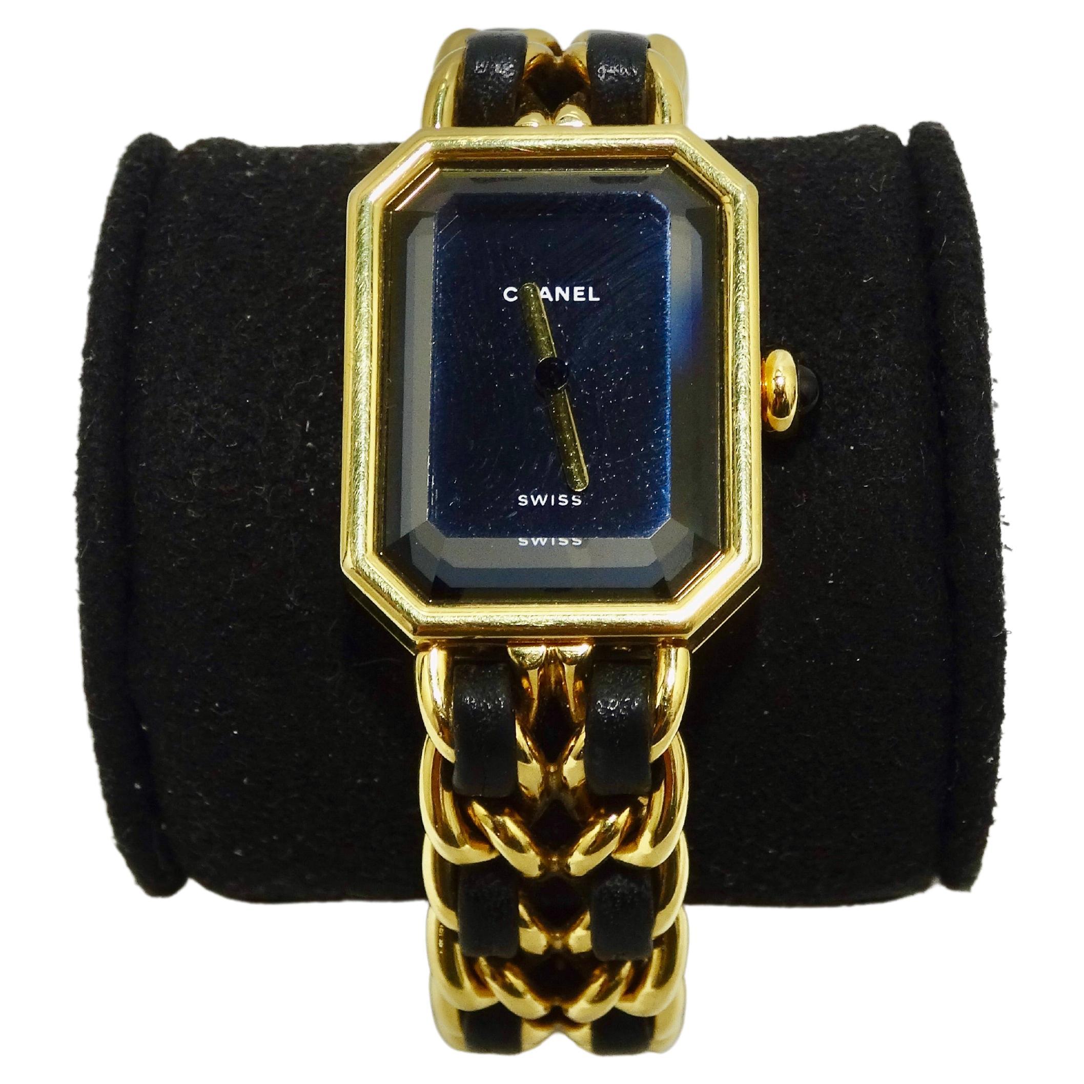Chanel 1987 Premier Quartz Watch at 1stDibs  prada wrist watch, gold prada  watch, louis jourdan watches price