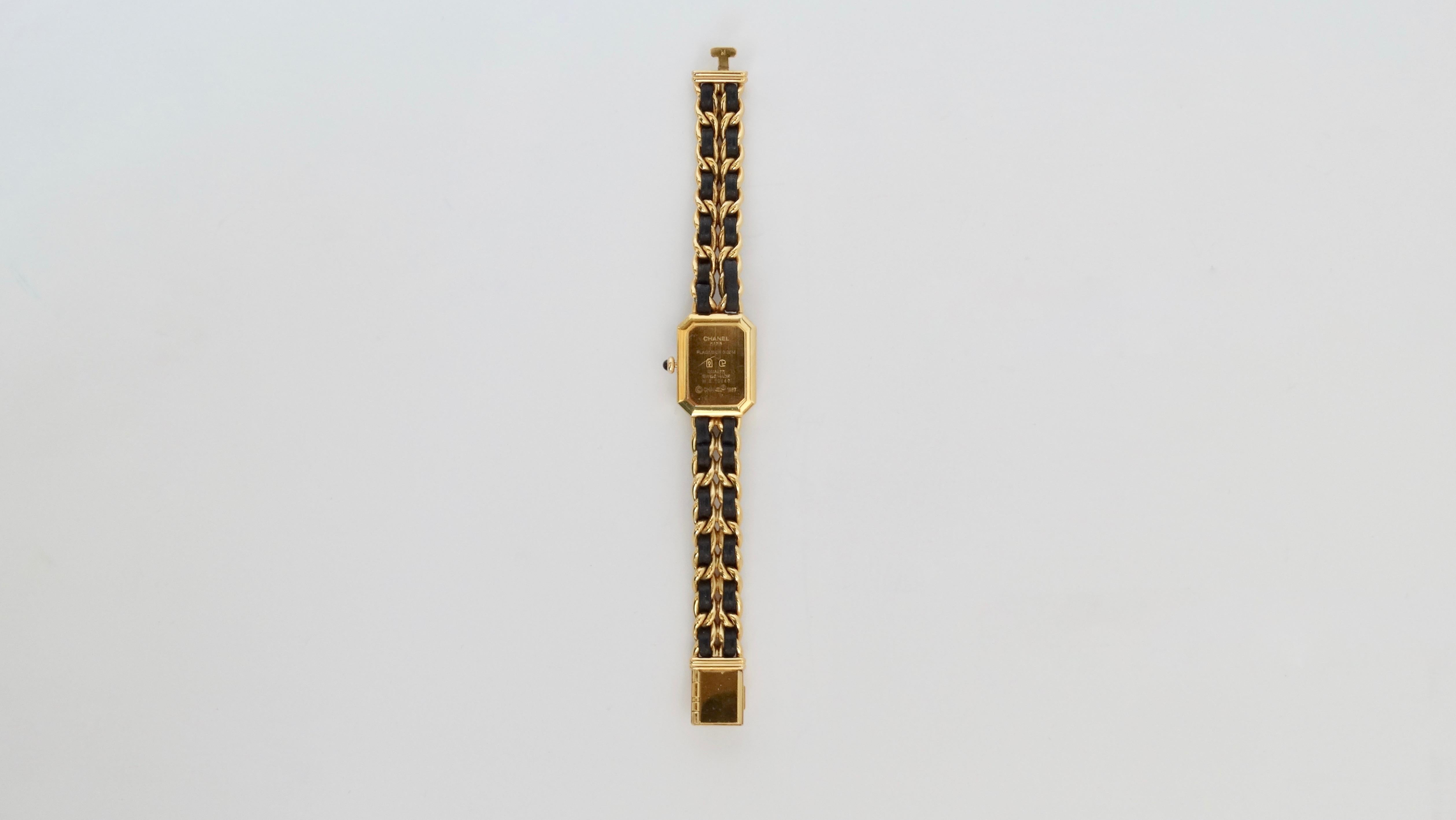 Women's or Men's Chanel 1987 Premiere Chain Link Watch 