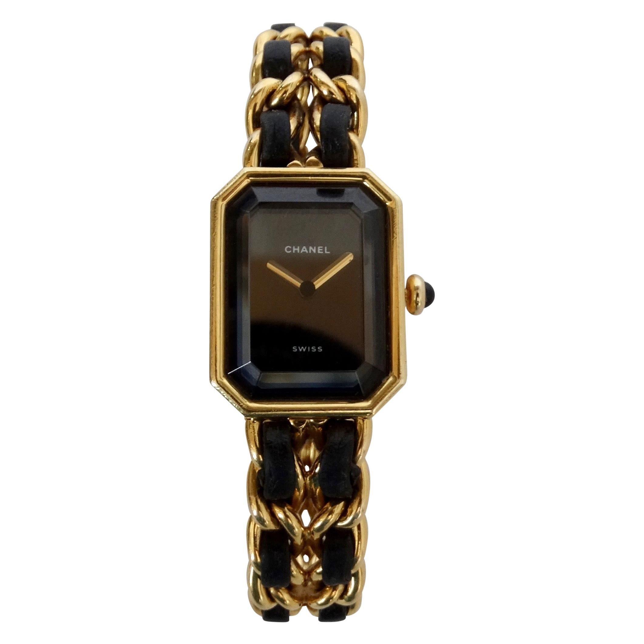Chanel 1987 Premiere Chain Link Watch at 1stDibs | chanel premiere ...
