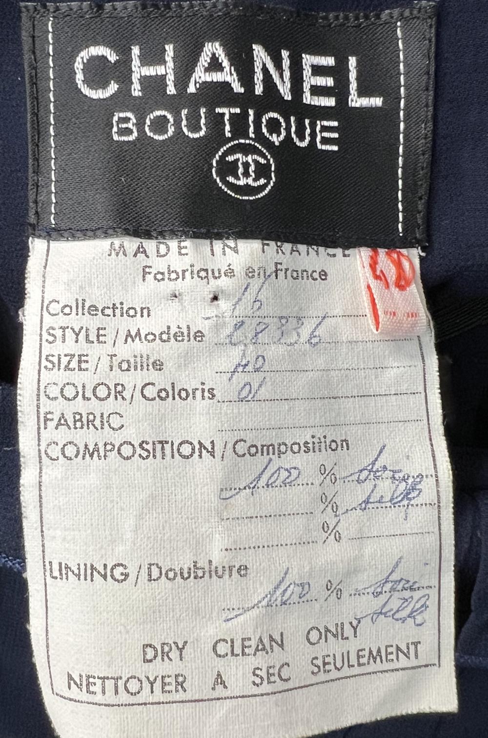 Chanel 1988 Rarest Chain Accent Maxi Silk Gown 1