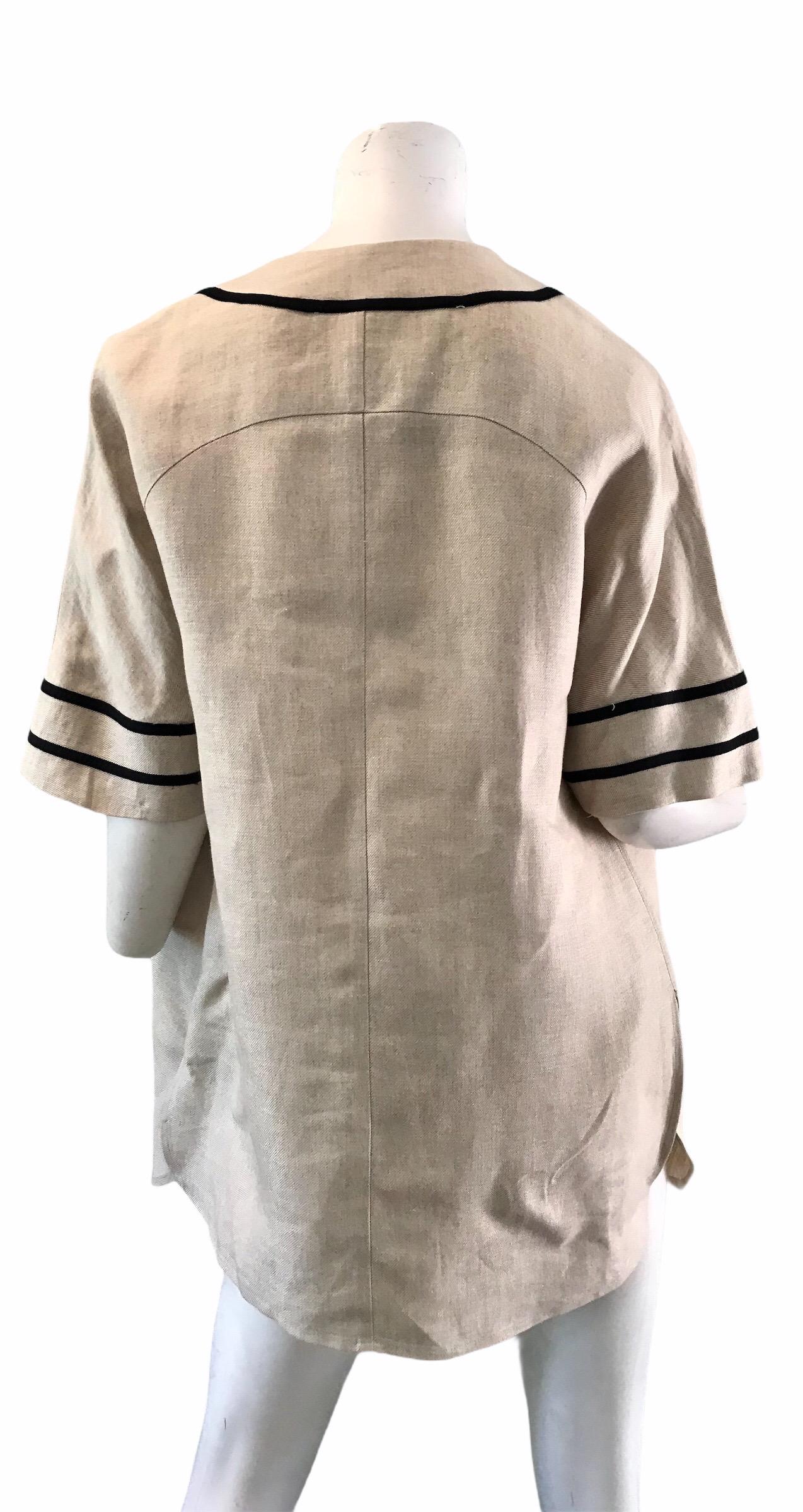 vintage chanel baseball jersey