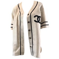 Chanel 1989 Baseball Jersey at 1stDibs  chanel baseball jersey, chanel  baseball shirt, chanel jersey shirt