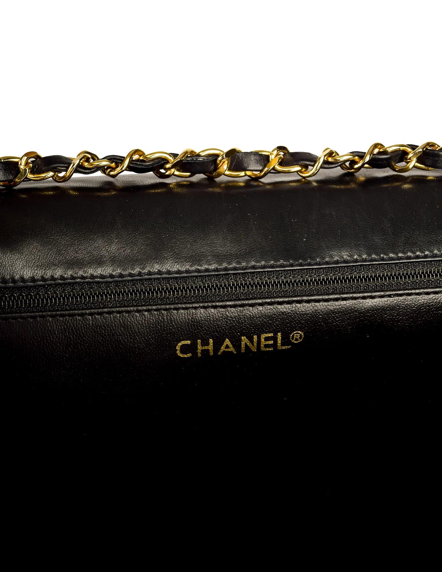 Chanel 1990 Rare Jumbo Maxi XL Vintage Classic Flap Giant Clutch Briefcase For Sale 10