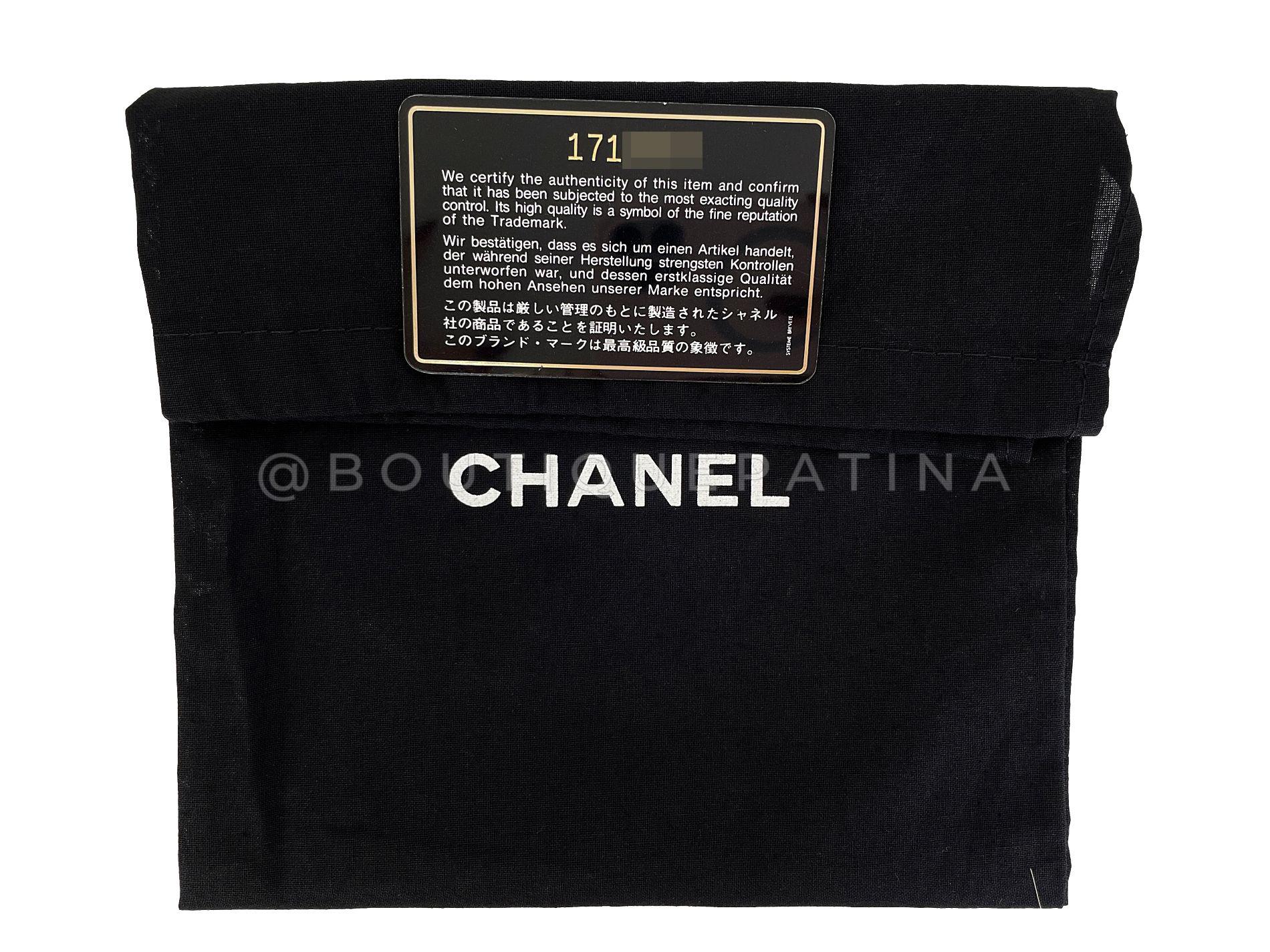 Chanel 1990 Vintage Vaquero Cuadrado Mini Bolso Solapa 24k GHW 68513 en venta 9